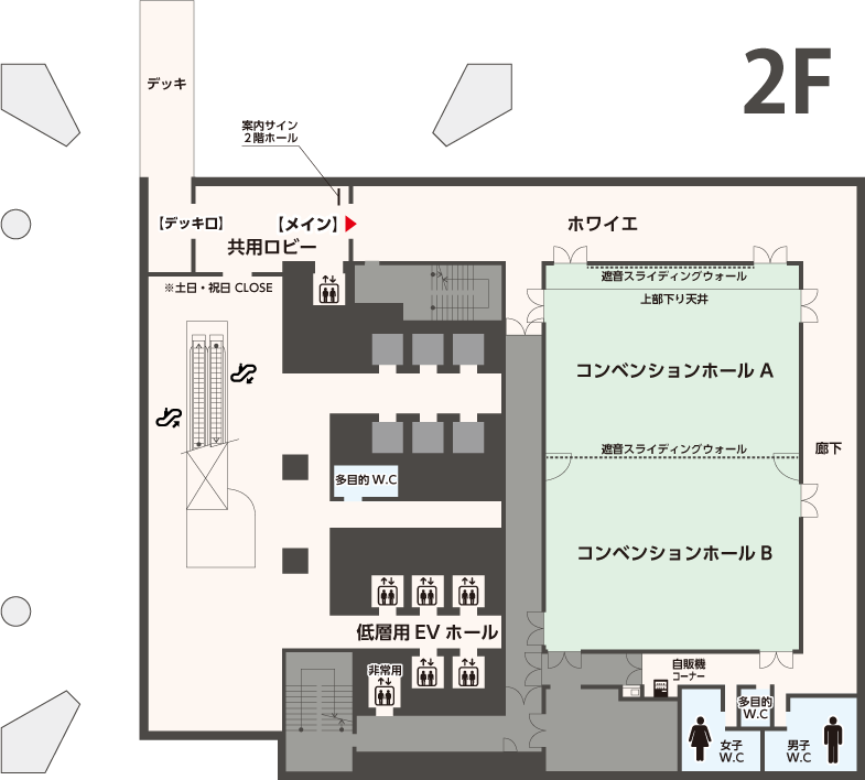 ホール間取り2F