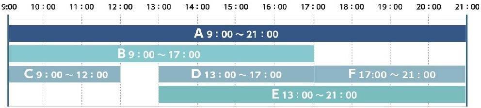 ご利用時間帯